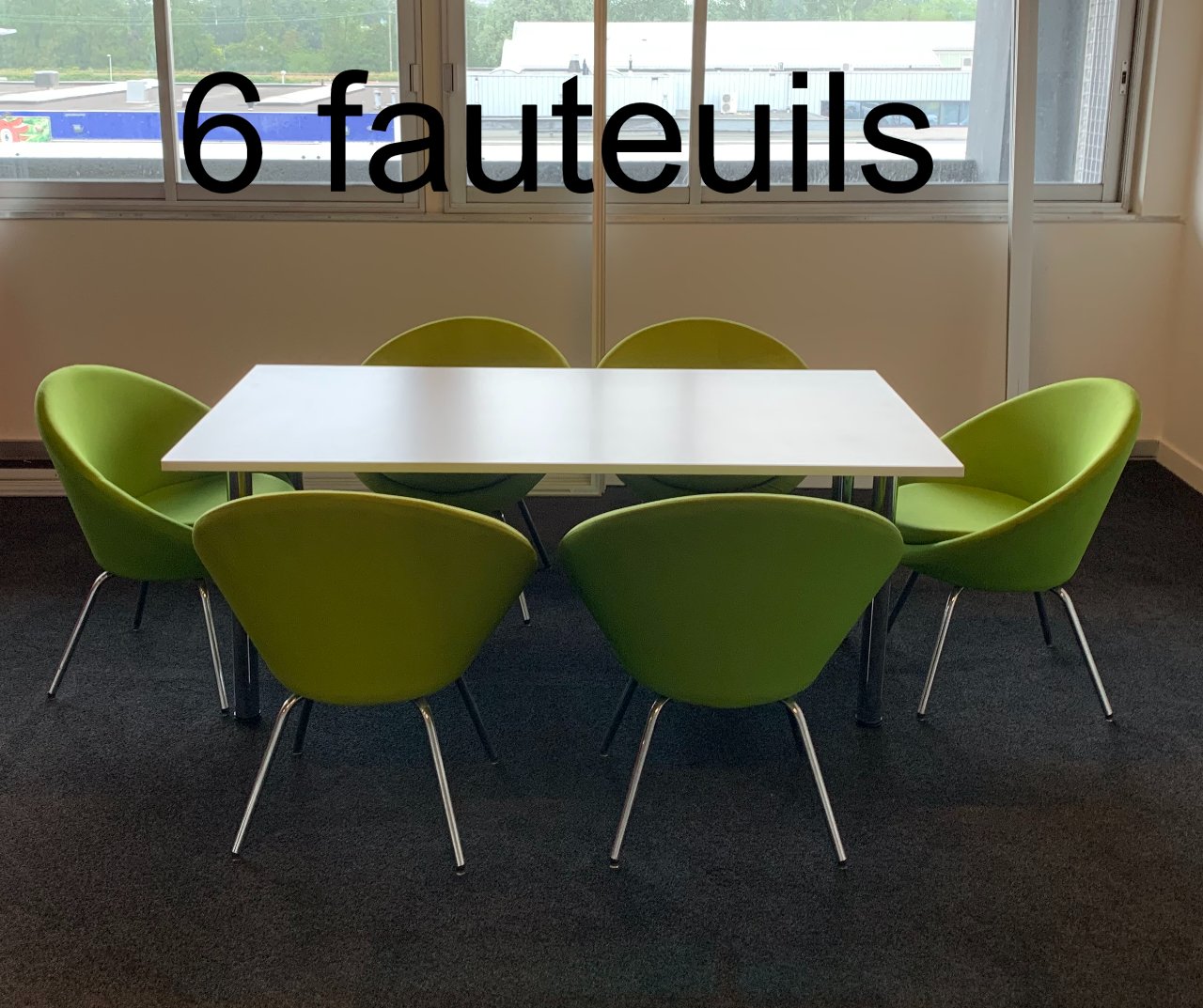 16 Vergaderstoelen En 6 Fauteuls 003
